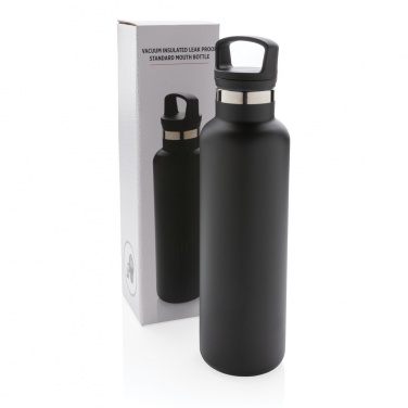 Logo trade corporate gifts picture of: Vacuum insulated leak proof standard mouth bottle