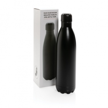 Logo trade corporate gift photo of: Solid colour vacuum stainless steel bottle 750ml