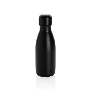 Logo trade promotional items image of: Solid colour vacuum stainless steel bottle 260ml