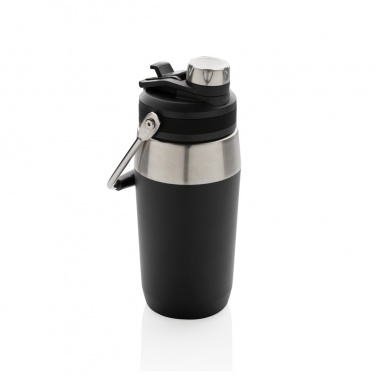 Logo trade advertising products picture of: Vacuum stainless steel dual function lid bottle 500ml