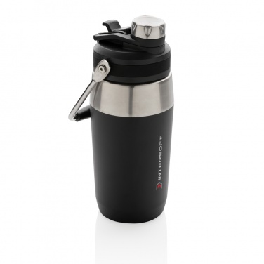 Logo trade advertising products picture of: Vacuum stainless steel dual function lid bottle 500ml