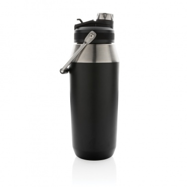 Logo trade advertising products image of: Vacuum stainless steel dual function lid bottle 1L