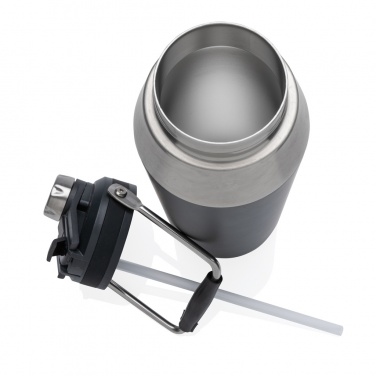 Logotrade advertising products photo of: Vacuum stainless steel dual function lid bottle 1L