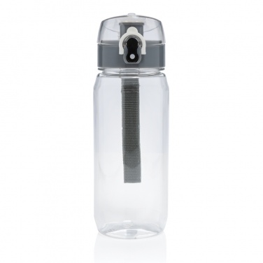Logo trade promotional merchandise photo of: Yide RCS Recycled PET leakproof lockable waterbottle 600ml