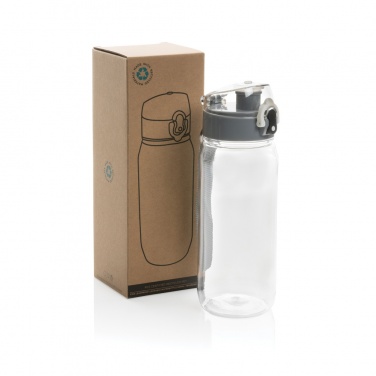 Logotrade promotional giveaway image of: Yide RCS Recycled PET leakproof lockable waterbottle 600ml