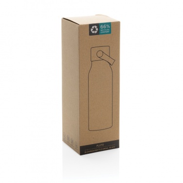 Logo trade promotional merchandise picture of: Pluto RCS Certified recycled aluminium bottle 680ml