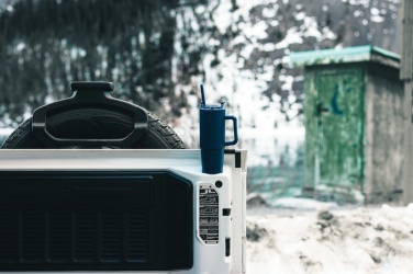 Logo trade corporate gifts picture of: Tana RCS plastic tumbler with handle 900ml