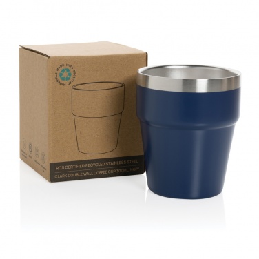 Logo trade promotional giveaways image of: Clark RCS double wall coffee cup 300ML
