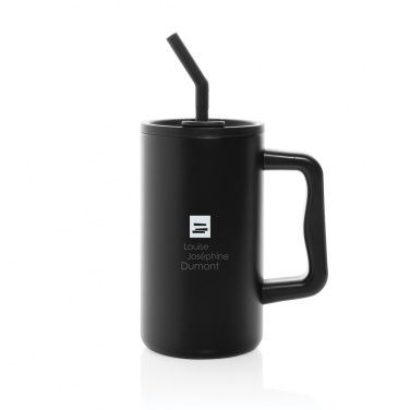 Logotrade advertising products photo of: Cube RCS certified recycled steel mug 800ml