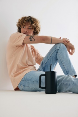 Logotrade promotional items photo of: Cube RCS certified recycled steel mug 800ml