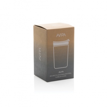 Logo trade promotional merchandise picture of: Avira Alya RCS Re-steel tumbler 300 ml