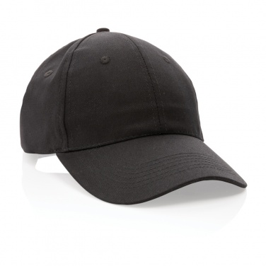 Logo trade promotional gifts picture of: Impact 6 panel 190gr Recycled cotton cap with AWARE™ tracer
