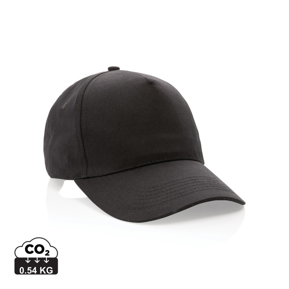 Logo trade promotional items picture of: Impact 5 panel 190gr Recycled cotton cap with AWARE™ tracer