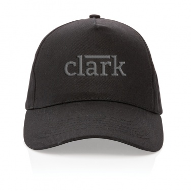 Logo trade promotional items image of: Impact 5 panel 190gr Recycled cotton cap with AWARE™ tracer