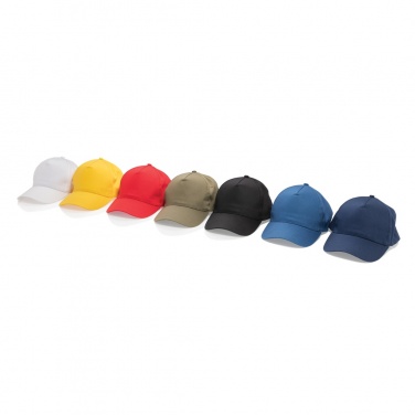 Logotrade promotional product image of: Impact 5 panel 190gr Recycled cotton cap with AWARE™ tracer