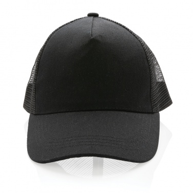 Logo trade promotional product photo of: Impact AWARE™ Brushed rcotton 5 panel trucker cap 190gr