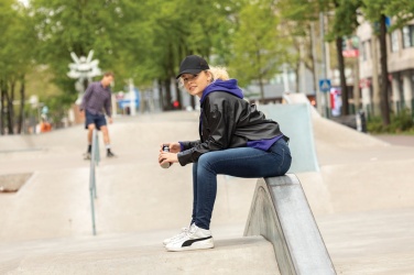 Logotrade promotional merchandise photo of: Impact AWARE™ Brushed rcotton 5 panel trucker cap 190gr