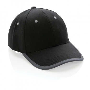 Logo trade promotional items image of: Impact AWARE™ Brushed rcotton 6 panel contrast cap 280gr