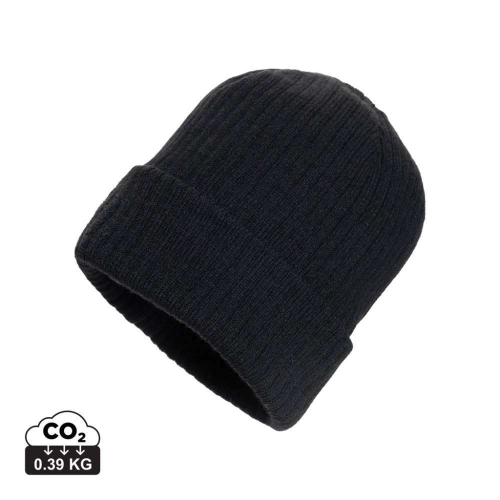 Logo trade promotional gift photo of: Pryor AWARE™ Polylana® beanie with cuff
