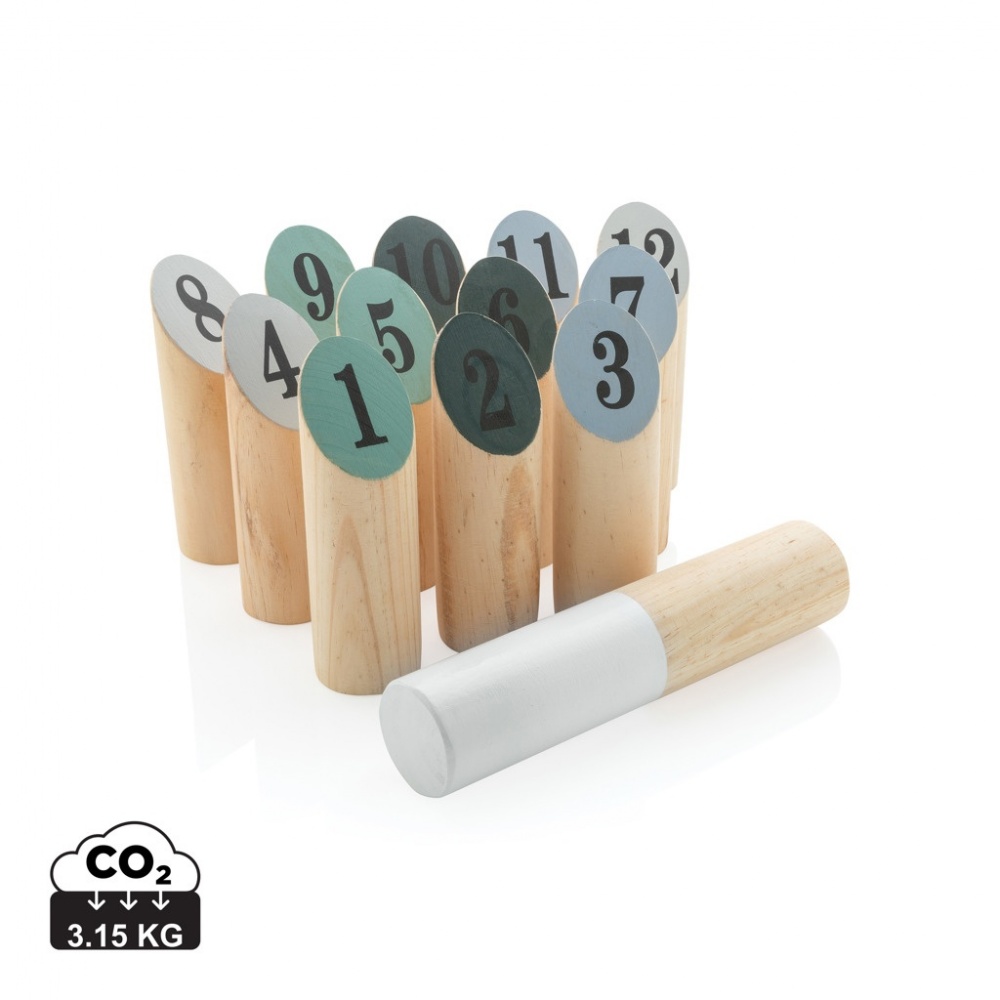 Logo trade promotional merchandise photo of: Wooden scatter set