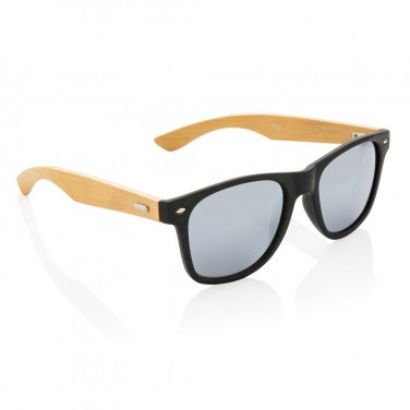 Logotrade promotional merchandise image of: Bamboo and RCS recycled plastic sunglasses