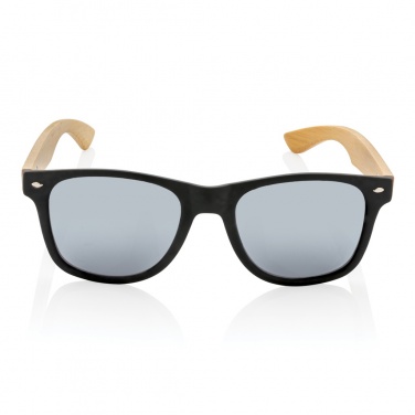 Logo trade promotional items image of: Bamboo and RCS recycled plastic sunglasses