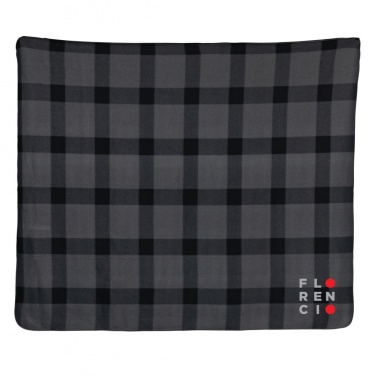 Logotrade promotional item picture of: Soft plaid fleece blanket