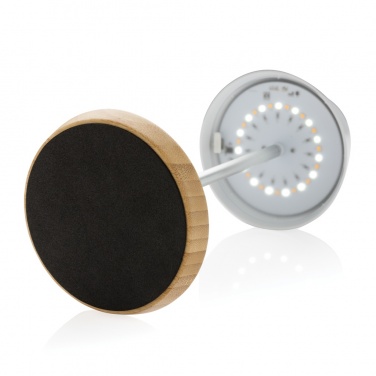 Logotrade corporate gift image of: Pure Glow RCS usb-rechargeable recycled plastic table lamp