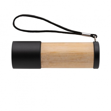 Logo trade promotional merchandise photo of: Bamboo and RCS certfied recycled plastic torch