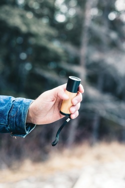 Logo trade business gift photo of: Bamboo and RCS certfied recycled plastic torch