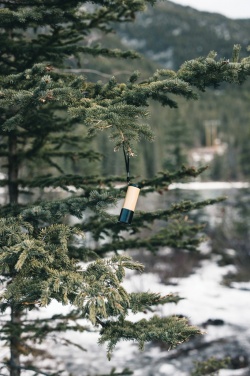 Logotrade business gift image of: Bamboo and RCS certfied recycled plastic torch