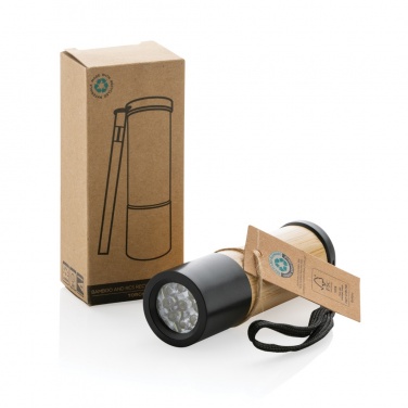 Logo trade promotional merchandise image of: Bamboo and RCS certfied recycled plastic torch