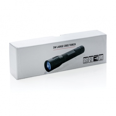 Logo trade promotional gifts image of: 3W large CREE torch