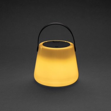 Logo trade business gift photo of: SolarGlow RCS recycled ABS USB-rechargeable outdoor light