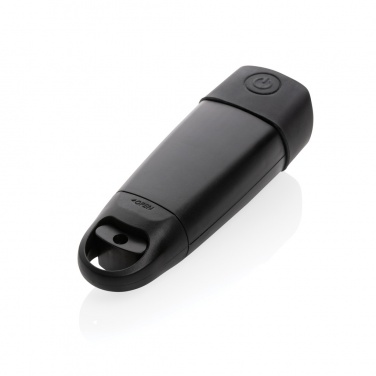Logotrade promotional giveaway picture of: Lightwave RCS rplastic USB-rechargeable torch with crank