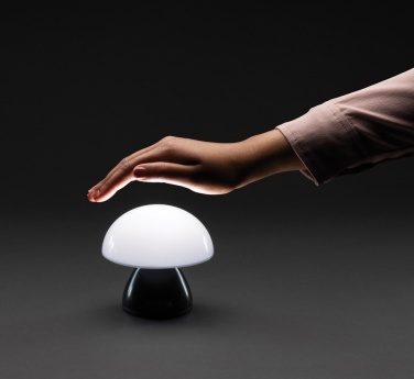 Logo trade promotional gift photo of: Luming RCS recycled plastic USB re-chargeable table lamp