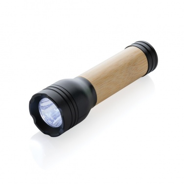 Logotrade advertising product image of: Lucid 1W RCS certified recycled plastic & bamboo torch