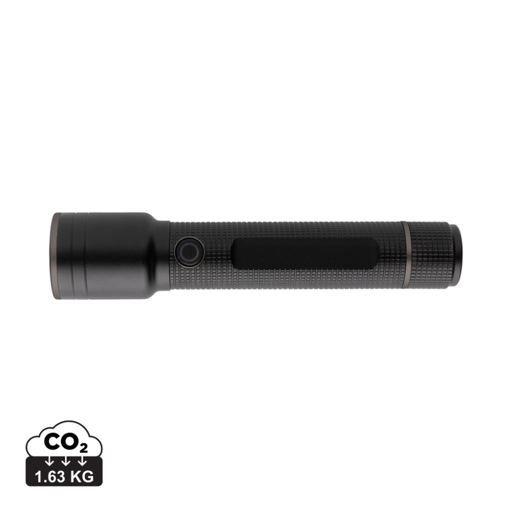 Logotrade promotional items photo of: Gear X RCS recycled aluminum USB-rechargeable torch large