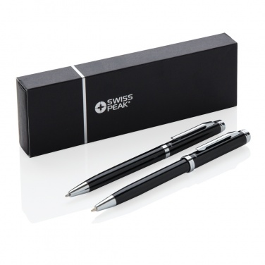 Logo trade promotional giveaways image of: Luzern pen set