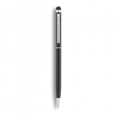 Logo trade promotional giveaway photo of: Thin metal stylus pen