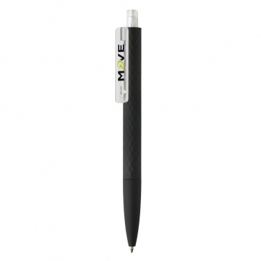 Logo trade promotional merchandise photo of: X3 black smooth touch pen