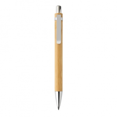 Logo trade promotional item photo of: Pynn bamboo infinity pen