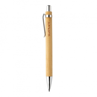 Logotrade promotional item image of: Pynn bamboo infinity pen