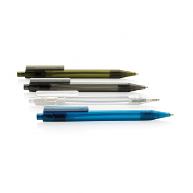 Logo trade advertising products picture of: GRS RPET X8 transparent pen