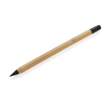 Logo trade corporate gift photo of: Bamboo infinity pencil with eraser