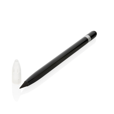Logo trade promotional giveaway photo of: Aluminum inkless pen with eraser