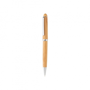 Logo trade corporate gifts image of: Bamboo pen in box