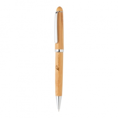 Logo trade promotional gifts image of: Bamboo pen in box