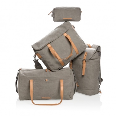 Logo trade corporate gifts picture of: Canvas laptop bag PVC free