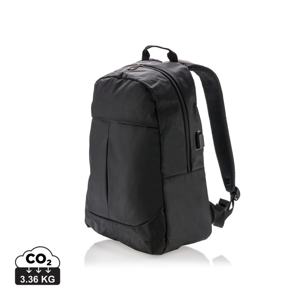 Logotrade promotional item image of: Power USB laptop backpack